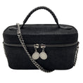 Load image into Gallery viewer, Stella McCartney Black Falabella Vanity Case Shaggy Deer Faux Leather Crossbody Bag