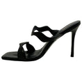 Load image into Gallery viewer, Alias Mae Black Leather Mindy Sandals