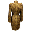 Load image into Gallery viewer, Thierry Mugler Gold / Brown Metallic Jacquard Jacket and Skirt Suit Set