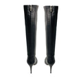 Load image into Gallery viewer, Gianvito Rossi Black Tall Leather Boots with Cutout Detail