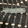 Load image into Gallery viewer, Alexander McQueen Black / White Patterned Knit Maxi Dress