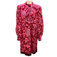 Load image into Gallery viewer, Erdem Pink Multi Printed Silk Marisabel Dress