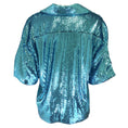 Load image into Gallery viewer, Meryll Rogge Blue Sequined Short Sleeved Top

