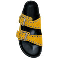 Load image into Gallery viewer, Isabel Marant Yellow Suede Lennyo Sandals