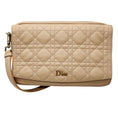 Load image into Gallery viewer, Christian Dior Beige Cannage Leather Flap Camera Bag