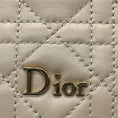 Load image into Gallery viewer, Christian Dior Beige Cannage Leather Flap Camera Bag