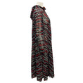 Load image into Gallery viewer, RED Valentino Black / Red Multi Star Print Sheer Chiffon Dress