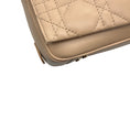 Load image into Gallery viewer, Christian Dior Beige Cannage Leather Flap Camera Bag
