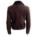 Load image into Gallery viewer, Saint Laurent Brown Shearling Moto Jacket
