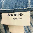 Load image into Gallery viewer, Akris Punto Medium Blue Wash Frayed Denim Midi Skirt