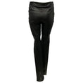 Load image into Gallery viewer, Chanel Black Fall Winter 2010 Camellia Stretch Lambskin Leather Pants