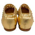 Load image into Gallery viewer, Simkhai Gold Metallic Leather Woven Flats