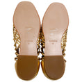 Load image into Gallery viewer, Simkhai Gold Metallic Leather Woven Flats
