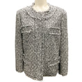Load image into Gallery viewer, Michael Kors White / Black Fall 2013 Tweed Jacket