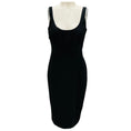 Load image into Gallery viewer, Moschino Cheap and Chic Black Sleeveless Crepe Midi Cocktail Dress