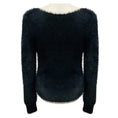 Load image into Gallery viewer, Dries Van Noten Black Long Sleeved V-Neck Fuzzy Sweater