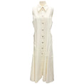 Load image into Gallery viewer, Chloe White Sleeveless Denim Maxi Dress