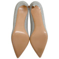 Load image into Gallery viewer, Casadei Silver Shimmer Fabric Pumps
