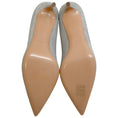 Load image into Gallery viewer, Casadei Silver Shimmer Fabric Pumps