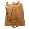 Load image into Gallery viewer, Mark Cross Tan Calfskin Leather Christy Bucket Bag