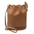 Load image into Gallery viewer, Mark Cross Tan Calfskin Leather Christy Bucket Bag
