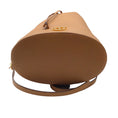 Load image into Gallery viewer, Mark Cross Tan Calfskin Leather Christy Bucket Bag