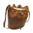 Load image into Gallery viewer, Mark Cross Tan Calfskin Leather Christy Bucket Bag