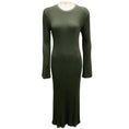 Load image into Gallery viewer, Proenza Schouler Green Midweight Viscose Rib Kenna Dress