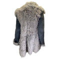 Load image into Gallery viewer, Rag & Bone Grey Lamb Suede Shearling Coat