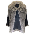 Load image into Gallery viewer, Rag & Bone Grey Lamb Suede Shearling Coat