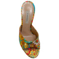 Load image into Gallery viewer, Casadei Gold Painted Nuggets Slide Sandals