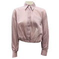 Load image into Gallery viewer, Brunello Cucinelli Purple Striped Cotton Silk Shirt / Blouse