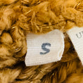 Load image into Gallery viewer, Ulla Johnson Tan / Gold Metallic Cotton and Lurex Chunky Knit Short Sleeved Sweater