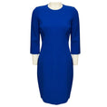 Load image into Gallery viewer, Narciso Rodriguez Cobalt Blue Fitted Crepe Midi Dress