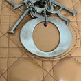 Load image into Gallery viewer, Christian Dior Beige Patent Leather Cannage Lady Dior Bag
