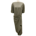 Load image into Gallery viewer, Proenza Schouler Wood Matte Viscose Crepe Maisie Dress
