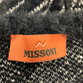 Load image into Gallery viewer, Missoni Black / Silver 2024 Sequined Zig Zag Knit Crewneck Sweater