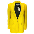 Load image into Gallery viewer, Dries Van Noten Marigold Yellow One-Button Jacquard Jacket
