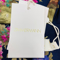 Load image into Gallery viewer, Zimmermann Navy Bouquet Halter Neck Blouse