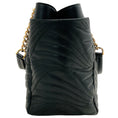 Load image into Gallery viewer, Salvatore Ferragamo Black Quilted Leather Lexi Chain Tote Bag