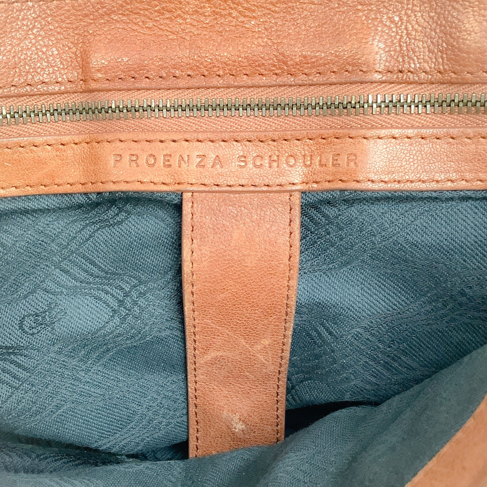 Proenza Schouler Cognac Leather Large PS1 Crossbody Bag