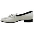 Load image into Gallery viewer, Chanel White Patent Leather Tassel Loafers