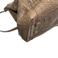 Load image into Gallery viewer, Nancy Gonzalez Taupe Genuine Crocodile Double Top Handle Satchel Handbag