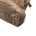 Load image into Gallery viewer, Nancy Gonzalez Taupe Genuine Crocodile Double Top Handle Satchel Handbag