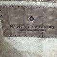 Load image into Gallery viewer, Nancy Gonzalez Taupe Genuine Crocodile Double Top Handle Satchel Handbag