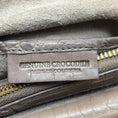 Load image into Gallery viewer, Nancy Gonzalez Taupe Genuine Crocodile Double Top Handle Satchel Handbag