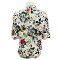 Load image into Gallery viewer, Erdem White Multi Floral Short Sleeved Blouse