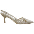 Load image into Gallery viewer, Jonathan Simkhai Ivory Leather Open Weave Slingback Pumps