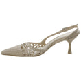 Load image into Gallery viewer, Jonathan Simkhai Ivory Leather Open Weave Slingback Pumps