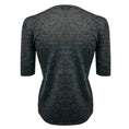 Load image into Gallery viewer, Gabriela Hearst Charcoal Grey Chryse Short Sleeved Crewneck Sweater
